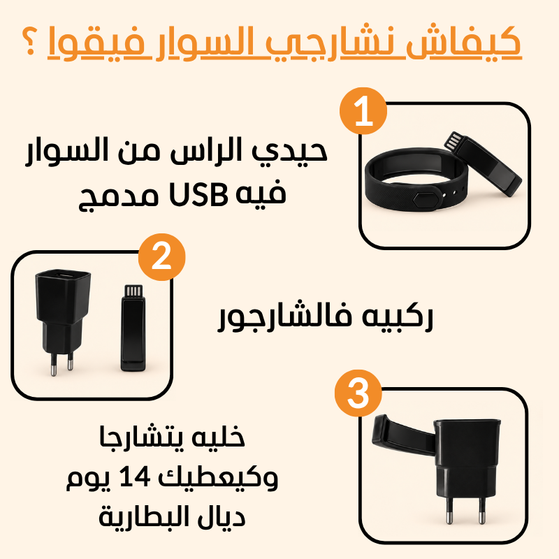 فيقوا | السوار الذكي - بدا نهارك بلا ستريس
